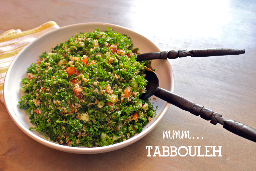 Tabbouleh finished